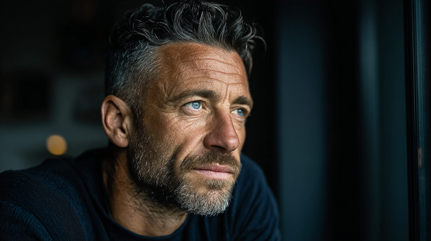 Чоловік під час масажу